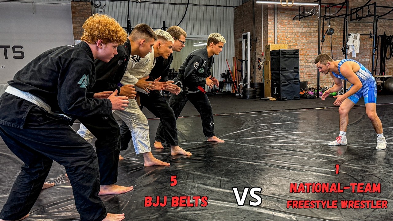 Thumbnail for Freestyle Wrestler vs. Every BJJ Belt: Full Gauntlet