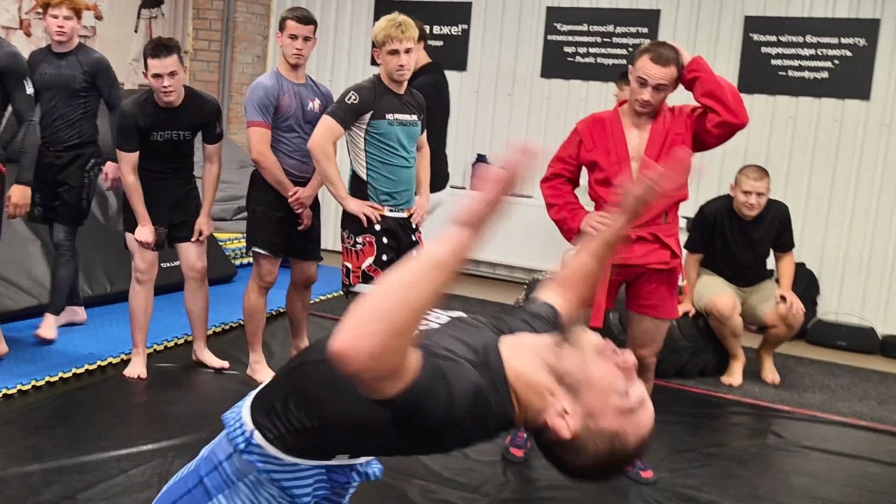 Thumbnail for BJJ vs. Wrestling vs. Sambo: Acrobatics Challenge